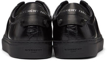 Givenchy Black Croc Elastic Urban Knots Sneakers