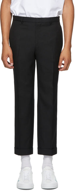 Givenchy Black Cropped Trousers - Pantalon cul grillé noir Givenchy - 지방시 검은 자른 바지