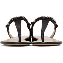 Givenchy Black Elba Thong Sandals