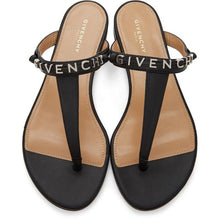 Givenchy Black Elba Thong Sandals