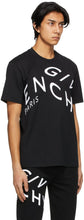 Givenchy Black Embroidered Refracted Logo T-Shirt
