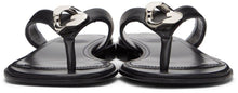 Givenchy Black G Chain Buckle Sandals