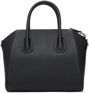 Givenchy Black Grained Small Antigona Bag