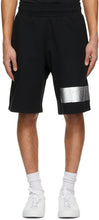 Givenchy Black Logo Latex Band Shorts - Short de bande latex de logo noire Givenchy - 지방시 검은 로고 라텍스 밴드 반바지