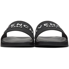 Givenchy Black Logo Pool Slides