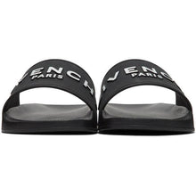 Givenchy Black Logo Pool Slides