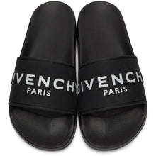 Givenchy Black Logo Pool Slides