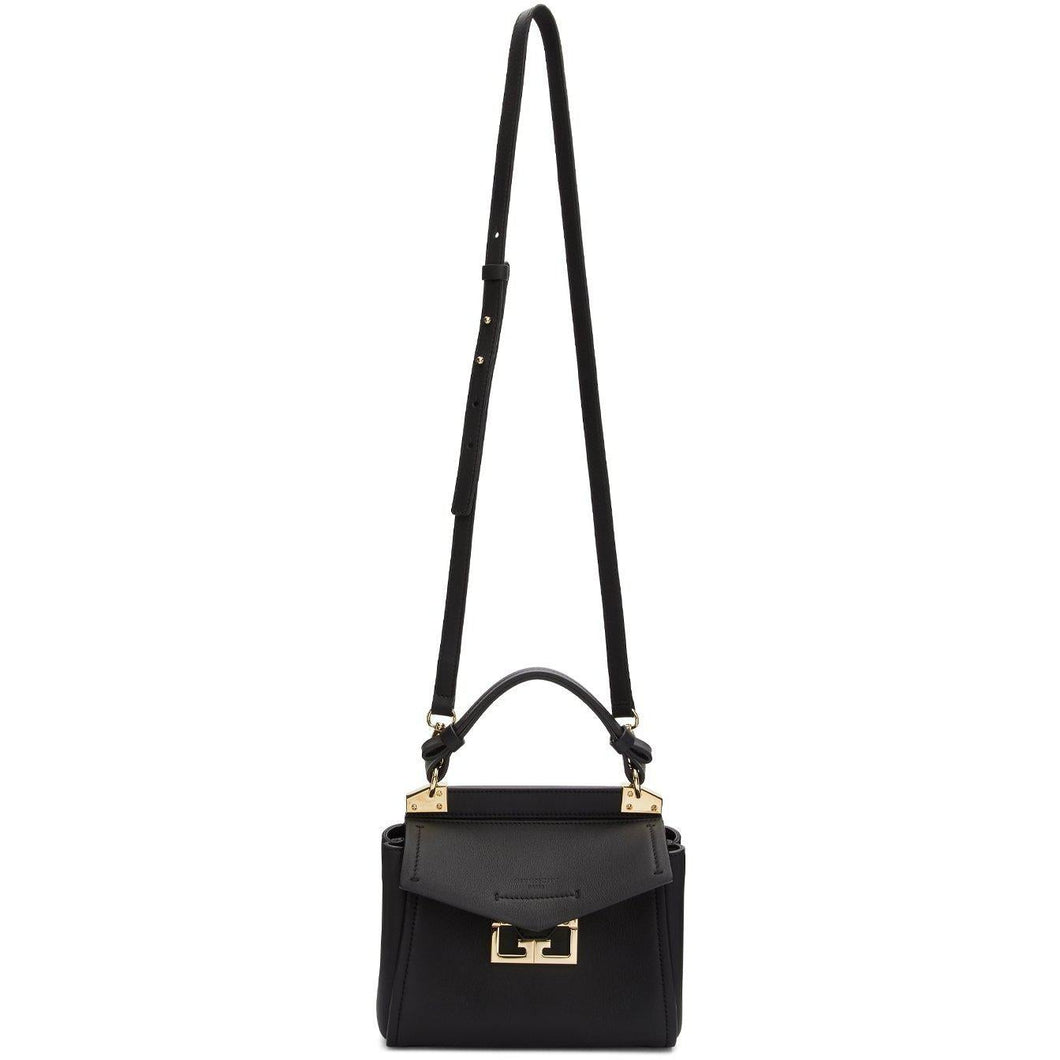 Givenchy Black Mini Mystic Top Handle Bag - Givenchy Noir Mini Sac de poignée mystique mystique - 지방시 검은 미니 신비한 상단 핸들 가방