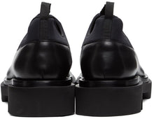 Givenchy Black Neoprene Combat Derbys