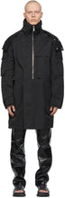 Givenchy Black Oversized Ottoman Parka Coat - Givenchy Noir Ottoma Parka Coat - Givenchy Black 대형 오토만 파카 코트