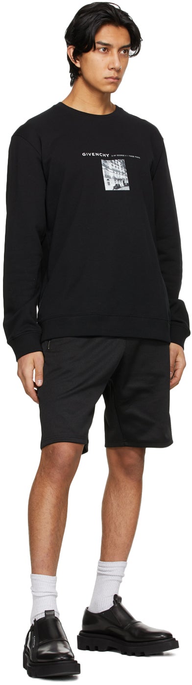 Givenchy Black Photo Sweatshirt