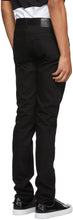 Givenchy Black Raw Edge Slim-Fit Jeans