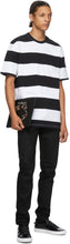 Givenchy Black Raw Edge Slim-Fit Jeans