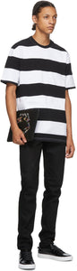 Givenchy Black Raw Edge Slim-Fit Jeans