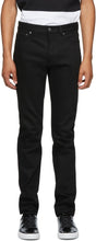 Givenchy Black Raw Edge Slim-Fit Jeans - Jean Slim-Fit Edge - Givenchy Black Raw Edge 슬림 피트 청바지