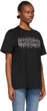 Givenchy Black Rhinestone Logo Masculine T-Shirt