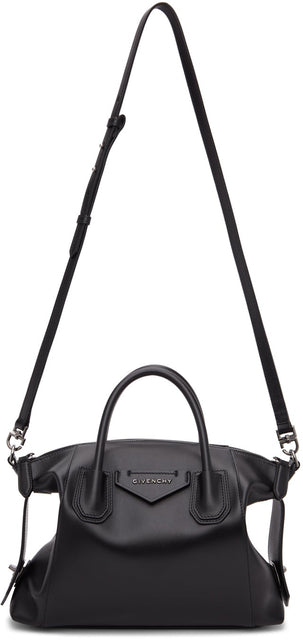 Givenchy Black Small Soft Antigona Bag - Givenchy Noir petit sac doux antigona - Givenchy 검은 작은 소프트 안티 가나 가방