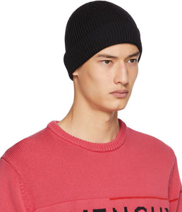 Givenchy Black Wool Embroidered Beanie