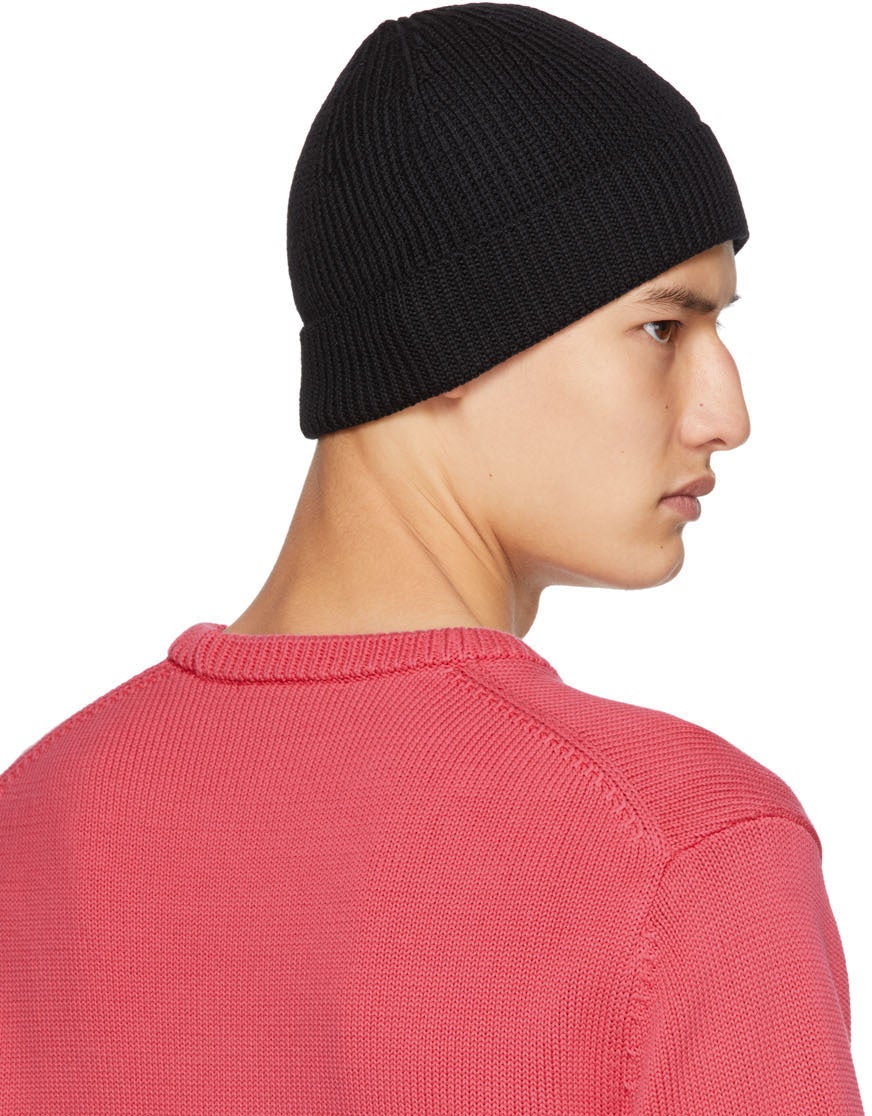 Givenchy Black Wool Embroidered Beanie