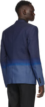 Givenchy Blue Single-Breasted Gradient Blazer