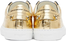 Givenchy Gold Croc Urban Knots Sneakers