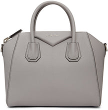 Givenchy Grey Grained Small Antigona Bag