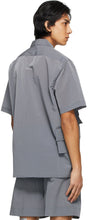 Givenchy Grey Multipocket Short Sleeve Shirt