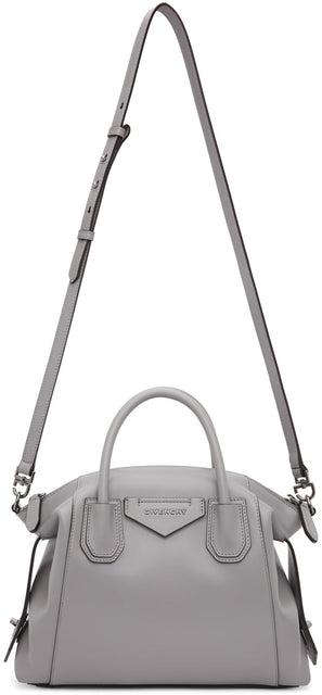 Givenchy Grey Small Soft Antigona Bag - Givenchy gris petit sac antigona doux - Givenchy 회색 작은 부드러운 안 국경 가방