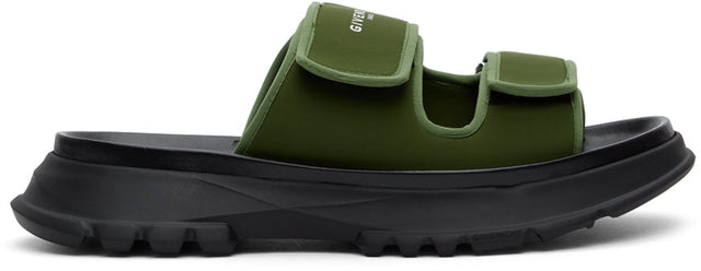 Givenchy Khaki Spectre Sandals - Sandales Spectre Givenchy Kaki - 지방시 카키 유령 샌들