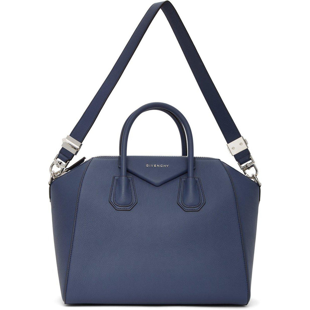 Givenchy Navy Medium Antigona Bag - Givenchy Navy Medium Sac antigona - 지방시 네이비 미디어 안티 고 나 백