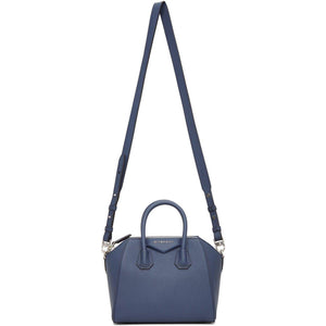 Givenchy Navy Mini Antigona Bag - Givenchy Navy Mini Antigona Sac - 지방시 네이비 미니 안티 고 나 가방