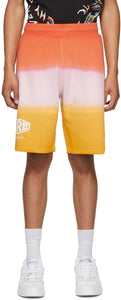 Givenchy Orange Faded Effect 'Studio Homme' Shorts - Effet FaDed Givenchy Orange 'Studio Homme' Short - 지방시 오렌지 퇴색 효과 'Studio Homme'반바지