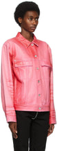 Givenchy Pink Denim Shiny Polished Jacket