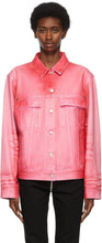 Givenchy Pink Denim Shiny Polished Jacket - Veste polie brillante en denim rose Givenchy - Givenchy 핑크 데님 반짝이 세련된 재킷