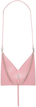 Givenchy Pink Small Cut Out With Chain Bag - Givenchy rose petit découpé avec sac à chaîne - Givenchy 핑크 작은 작은 체인 가방으로 잘라냅니다