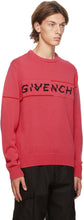 Givenchy Pink Split Logo Sweater