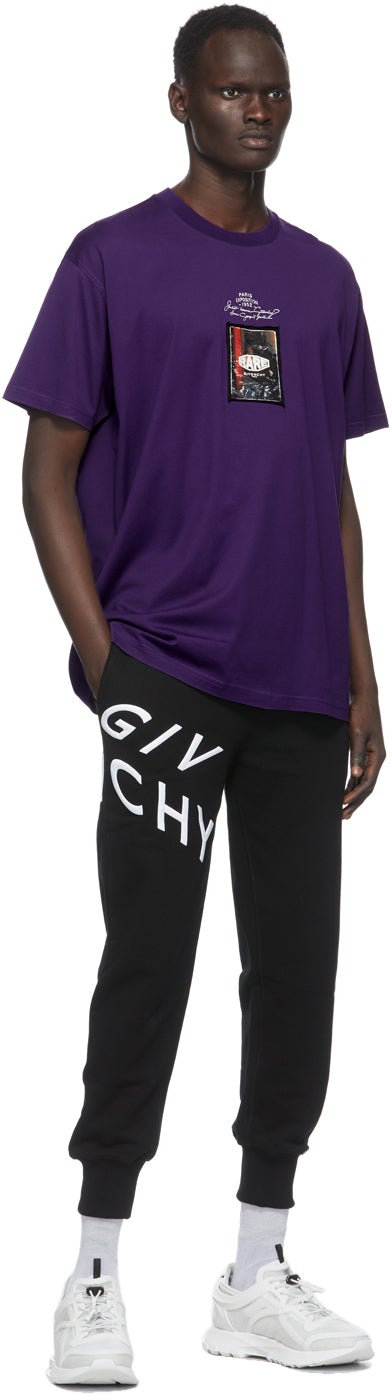 Givenchy Purple 'Studio Homme' T-Shirt