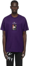 Givenchy Purple 'Studio Homme' T-Shirt - T-shirt Givenchy Purple 'Studio Homme' - 지방시 보라색 '스튜디오 옴므'티셔츠