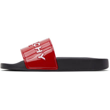 Givenchy Red Logo Flat Sandals