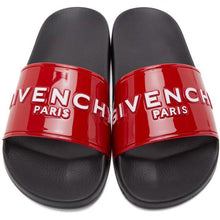 Givenchy Red Logo Flat Sandals