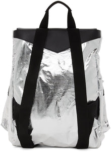 Givenchy Silver Nylon Metallized Spectre Backpack