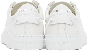 Givenchy White Croc Urban Knots Sneakers