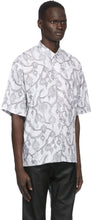 Givenchy White Jewelry Print Loose Fit Shirt