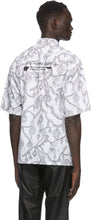 Givenchy White Jewelry Print Loose Fit Shirt