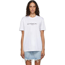 Givenchy White Masculine 'Paris' Logo T-Shirt