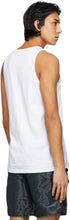 Givenchy White Pinstripe Tank Top