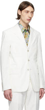 Givenchy White Twill Blazer