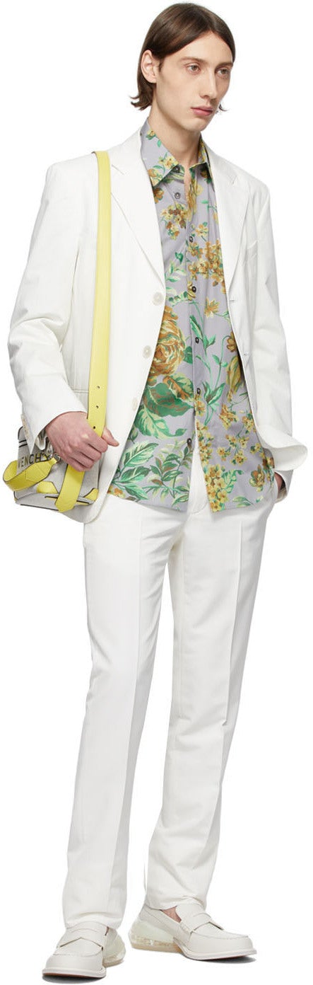 Givenchy White Twill Blazer