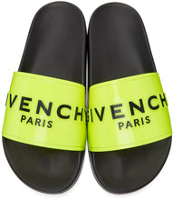 Givenchy Yellow Logo Flat Sandals
