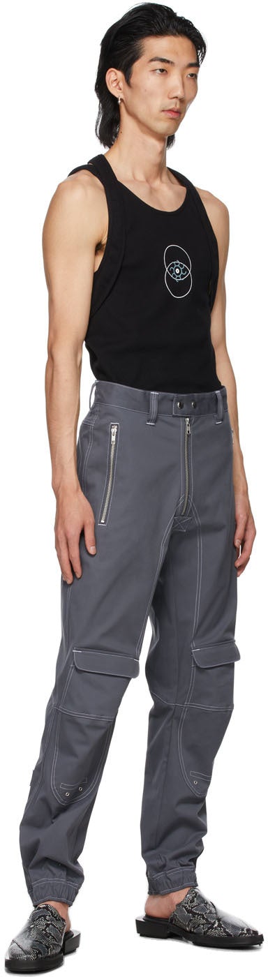 GmbH Black Double Strap Ardra Tank Top